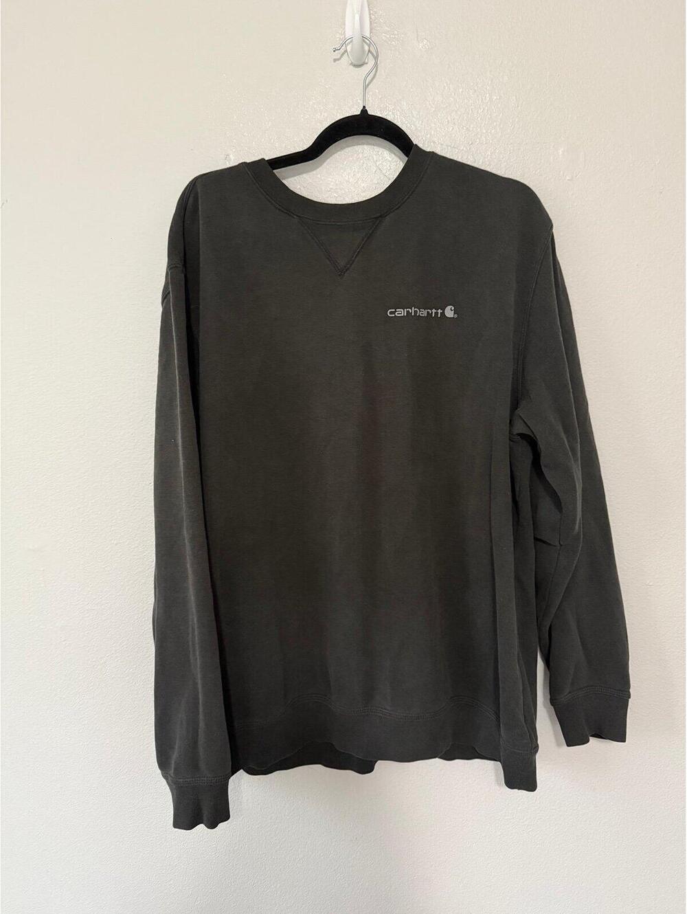 Carhartt men’s crewneck size XL 
Faded black look